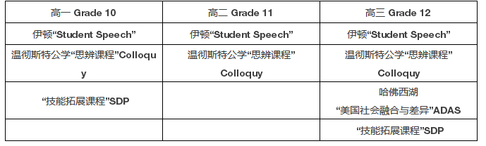 WLSA上海复旦国际美国高中课程(图2)